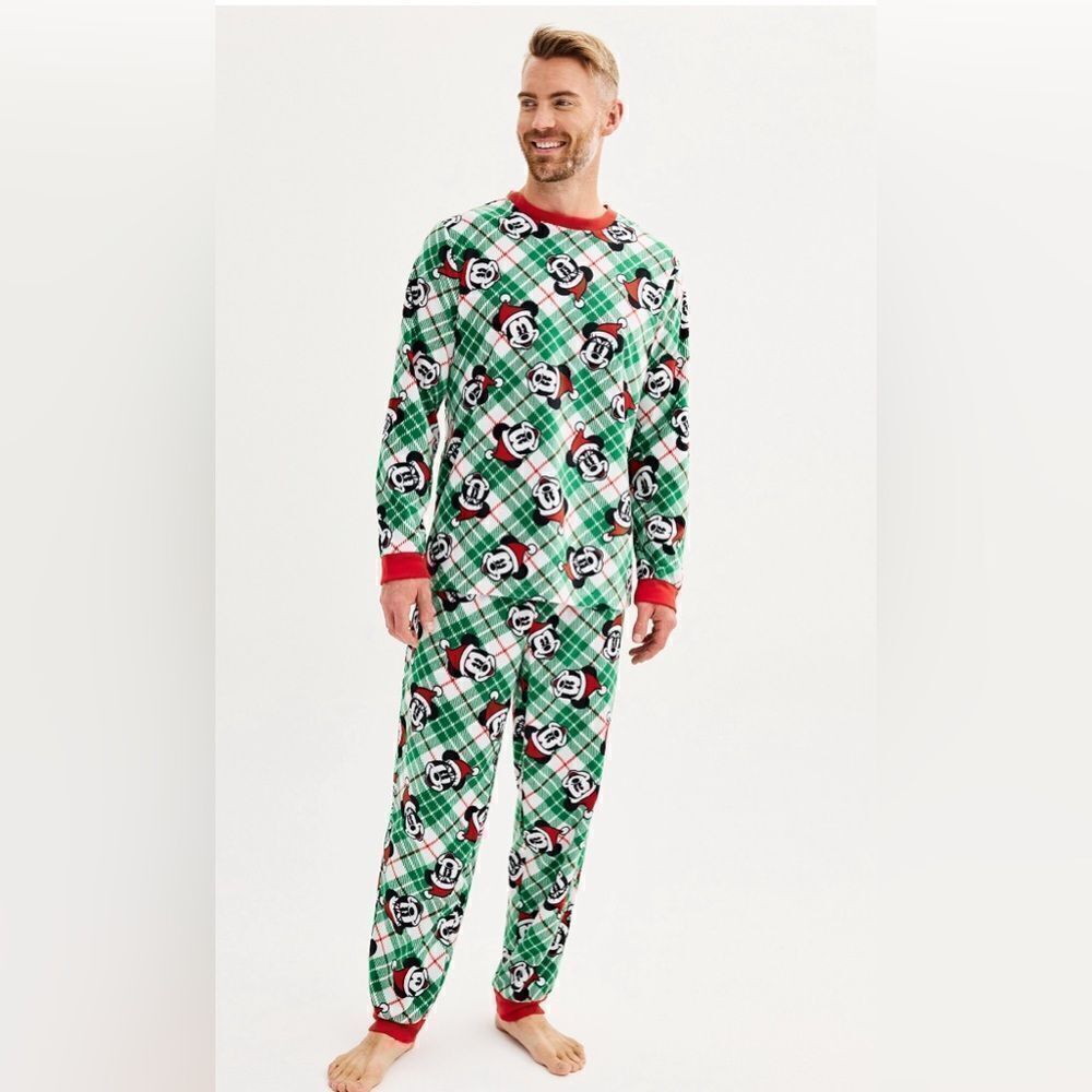 Disney 100th anniversary, Mickey Mouse Christmas pajamas